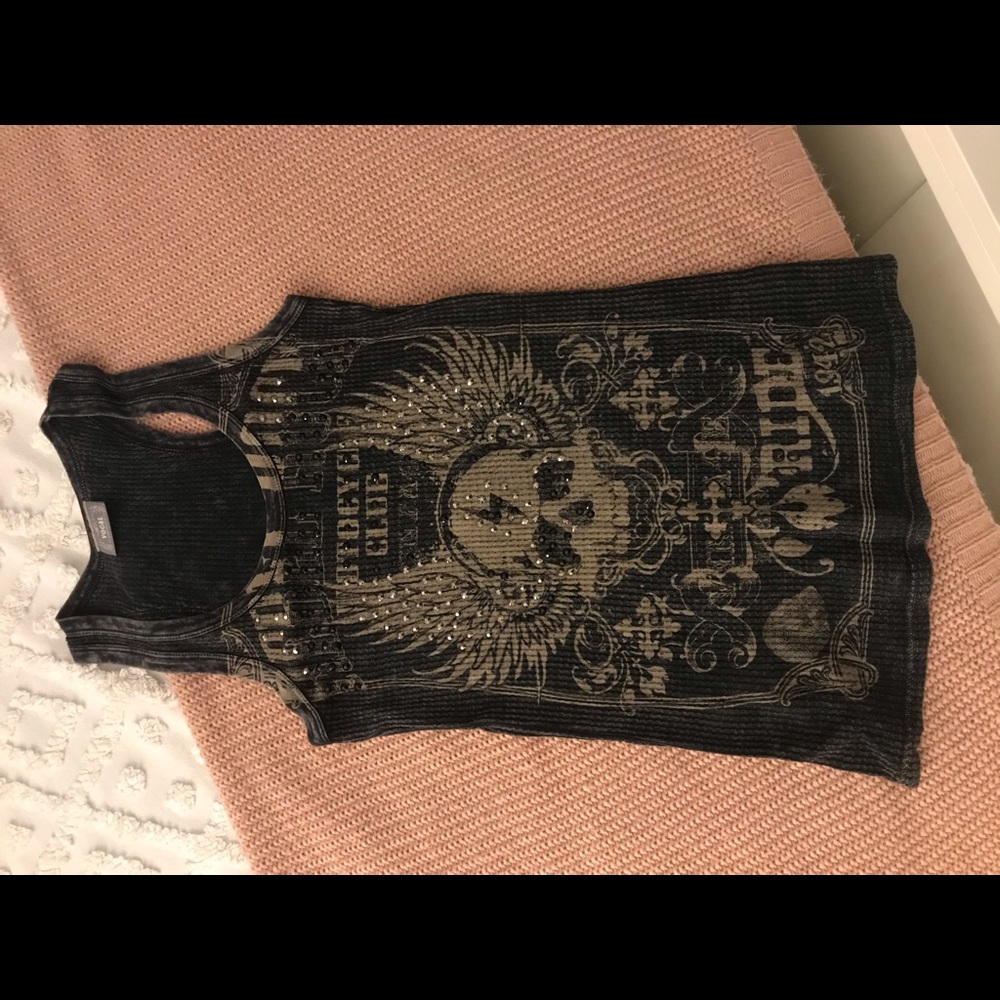 Motorcycle tank top